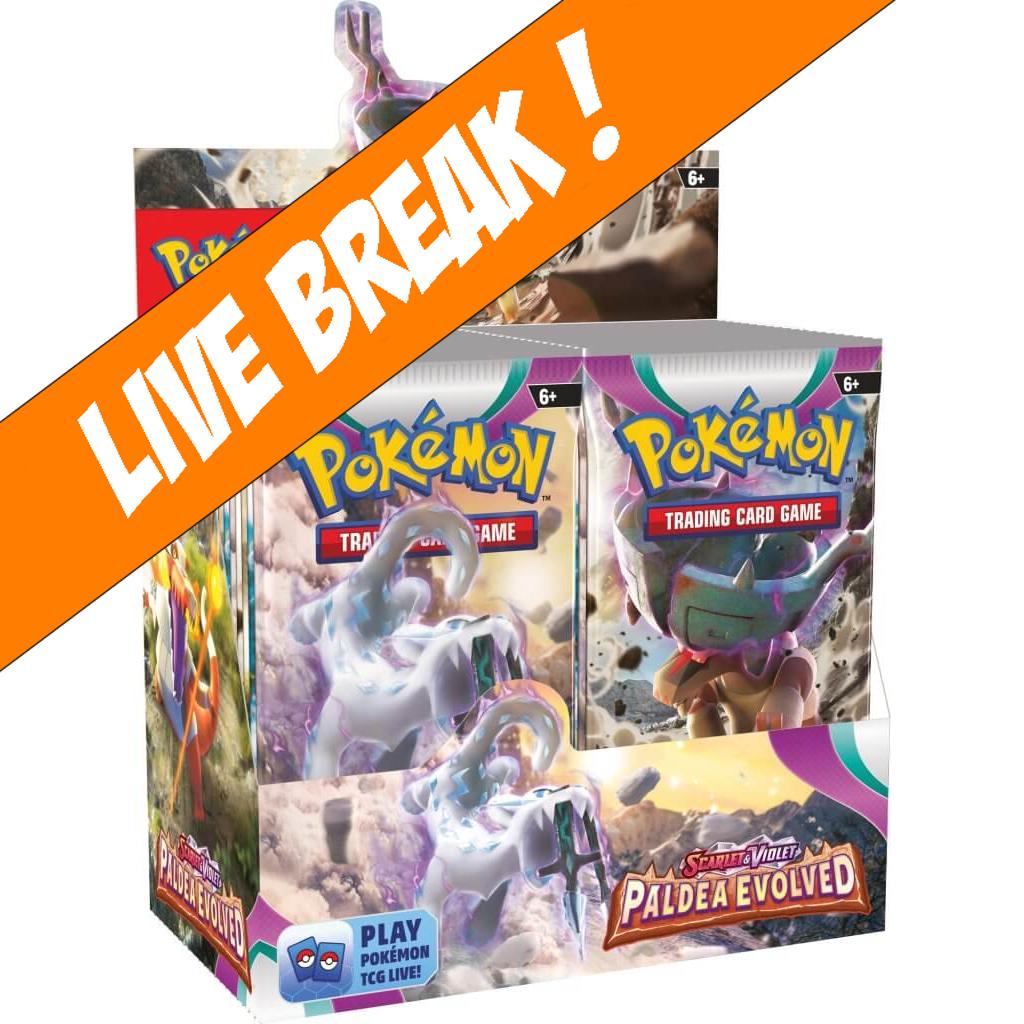 [ Live Break ] Paldea Evolved - Pokémon TCG Scarlet & Violet SV2 Booster Box