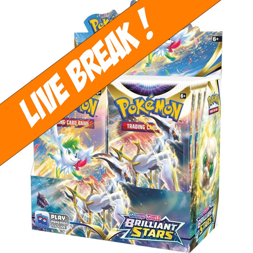 [ Live Break ] Brilliant Stars -  Pokémon TCG: Sword & Shield SWSH09 Booster Box