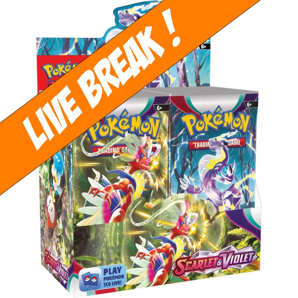 [ Live Break ] Scarlet & Violet 1 - Pokémon TCG Scarlet & Violet SV1 Booster Box