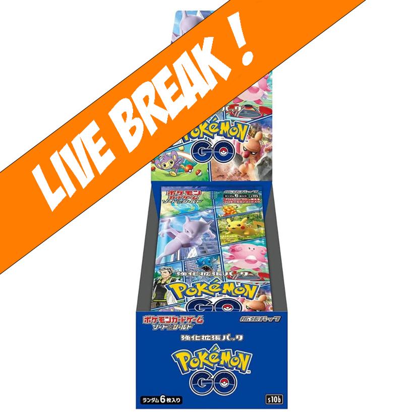 [ Live Break ] Pokémon GO - Pokémon TCG Sword & Shield S10B Japanese Sealed Booster Box