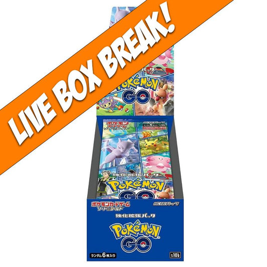 [ Live Break ] Pokémon GO - Pokémon TCG Sword & Shield S10B Japanese Sealed Booster Box