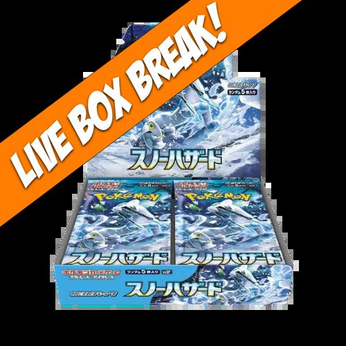 [ Live Break ] Snow Hazard - Pokémon TCG Japanese Booster Box