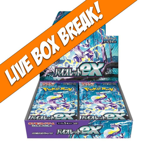 [ Live Break ] Violet EX - Pokémon TCG Scarlet & Violet SV1S Japanese Sealed Booster Box