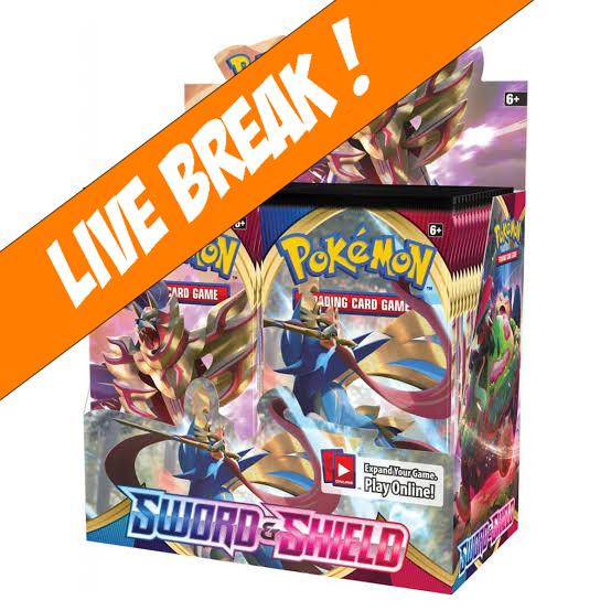 [ Live Break ] Sword & Shield Base Set - Pokémon TCG Sword & Shield Booster Box