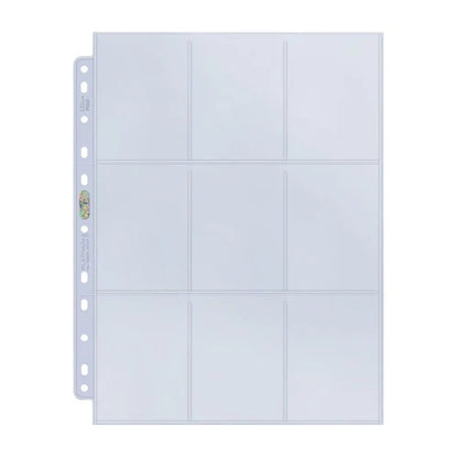 Ultra Pro: 9-Pocket 11-Hole Platinum Page (10 ct retail pack)