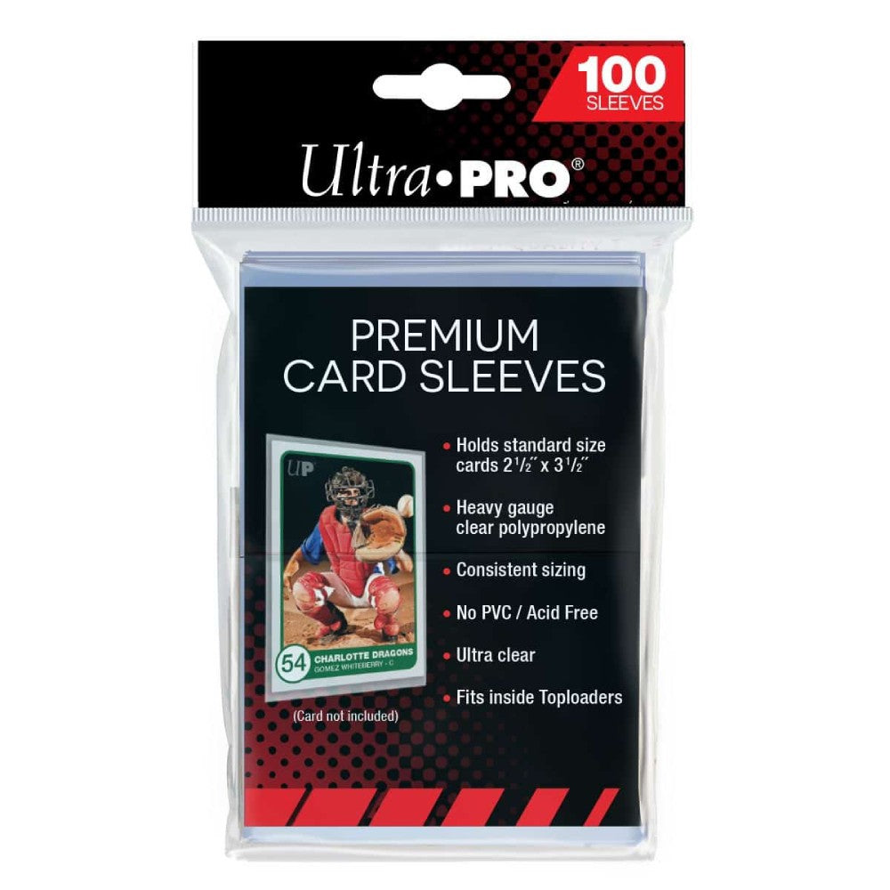 Ultra Pro: UP83713 2-1/2" X 3-1/2" Premium Card Sleeves Retail