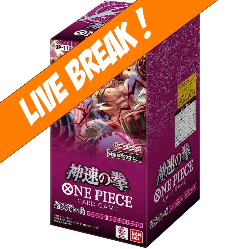 [ Live Break ] One Piece Card Game - BlackBird  OP-11 (Japanese) Booster Box