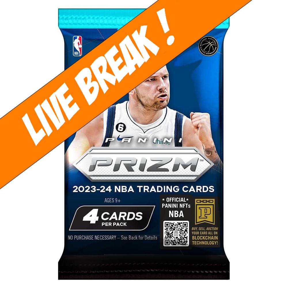 [ Live Break ] 2023-24 Panini Prizm Basketball 4-Card Hobby Pack (Luka Doncic)