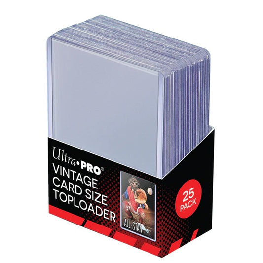 Ultra Pro: 2-5/8" x 3-3/4" Vintage Sized Toploader 25ct