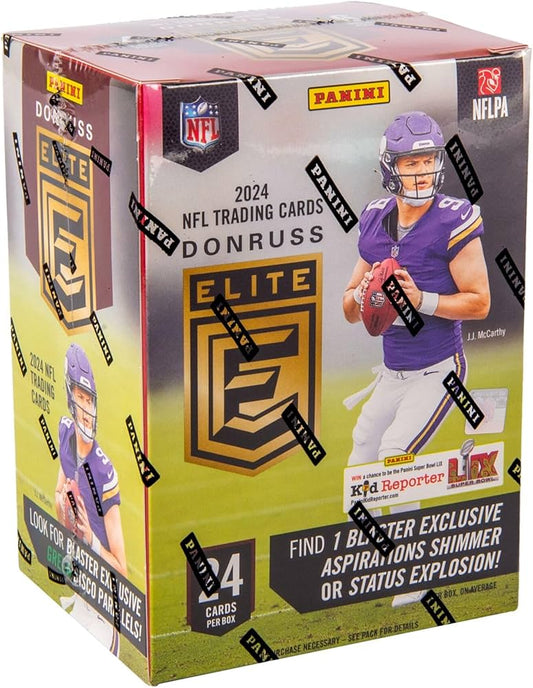 2024 Panini Donruss Elite NFL Football Trading Cards Blaster Box