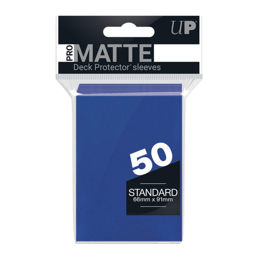 Ultra Pro: PRO-Matte 50ct Standard Deck Protector sleeves: Blue