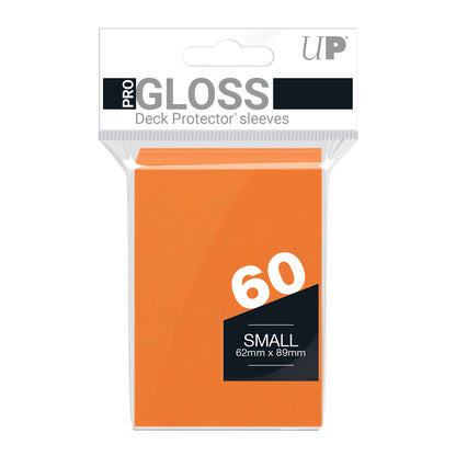 Ultra Pro: PRO-Gloss 60ct Small Deck Protector sleeves: Orange