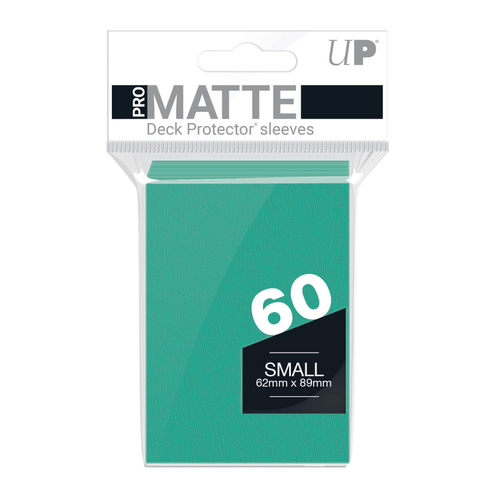 Ultra Pro: PRO-Matte 60ct Small Deck Protector sleeves: Aqua