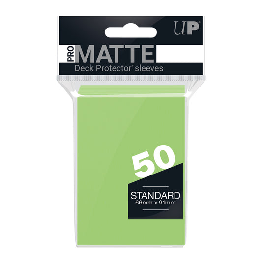 Ultra Pro: PRO-Matte 50ct Standard Deck Protector sleeves: Lime Green