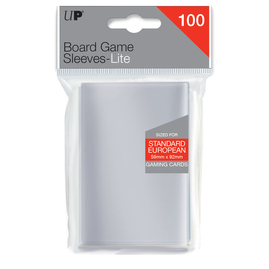 Ultra Pro: Lite Standard European Board Game Sleeves 59mm x 92mm 100ct