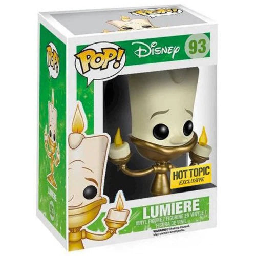 Beauty And The Beast - Lumiere Hot Topic Exclusive Pop! Vinyl #93