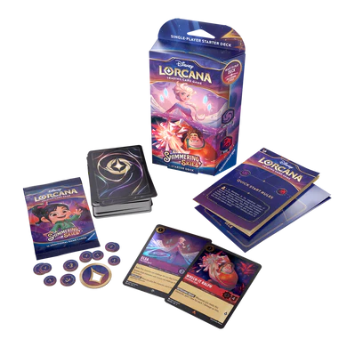 Disney Lorcana - S5 Shimmering Skies Starter Deck - Sapphire Steel