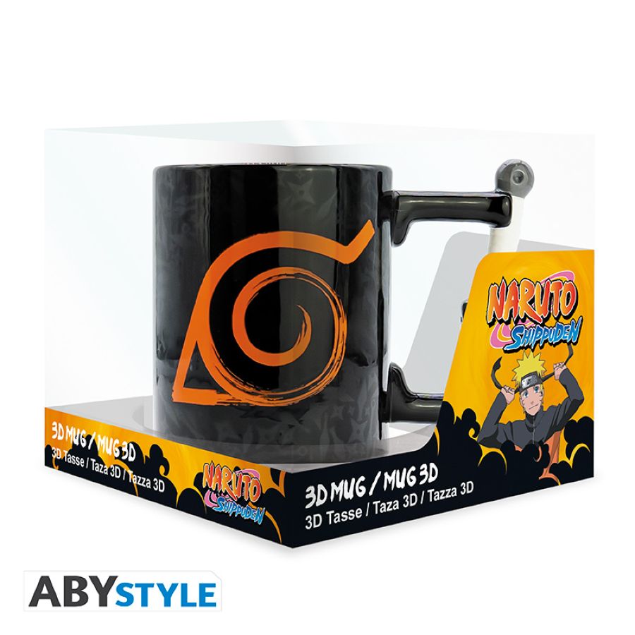 Naruto Shippuden - Kunai Konoha Dolomite 3D Mug