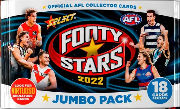 2022 AFL Footy Stars Hobby Booster Pack (Jumbo Pack)