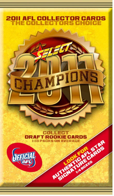 2011 AFL Champions Cards Booster Pack