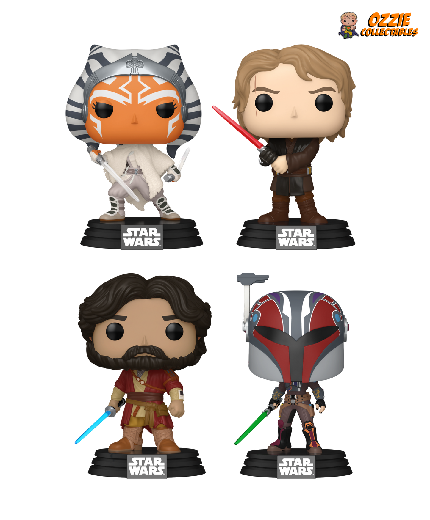 Star Wars: Ahsoka (TV) Bundle - 4 POP! Vinyls