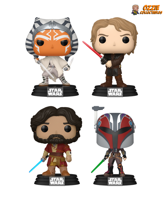 Star Wars: Ahsoka (TV) Bundle - 4 POP! Vinyls