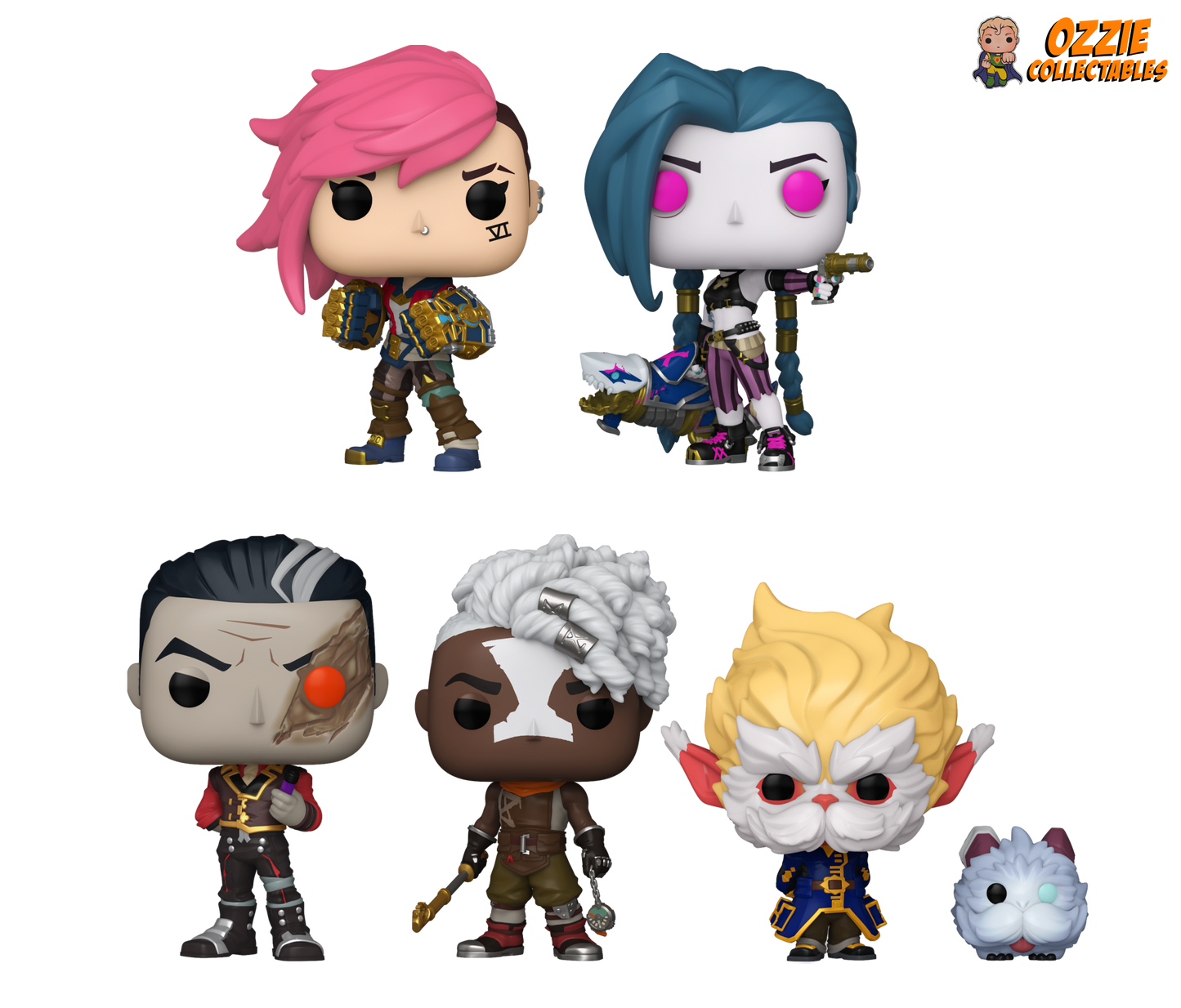 Arcane: League of Legends (TV) Bundle - 5 POP! Vinyls