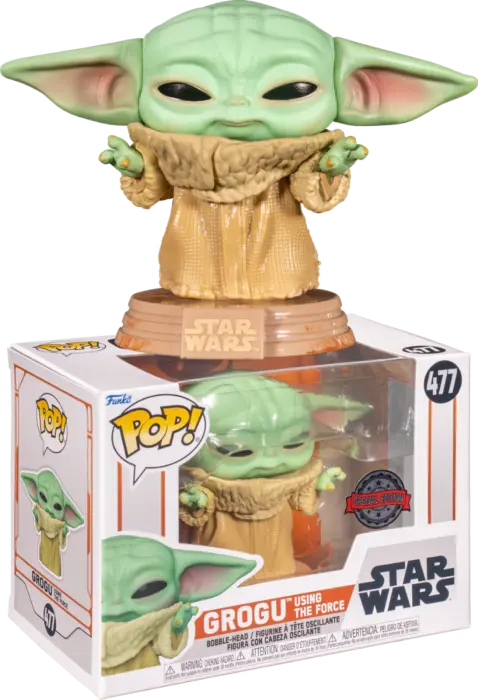 Star Wars - Grogu using the Force US Exclusive Pop! Vinyl #477