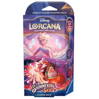 Disney Lorcana - S5 Shimmering Skies Starter Deck - Sapphire Steel