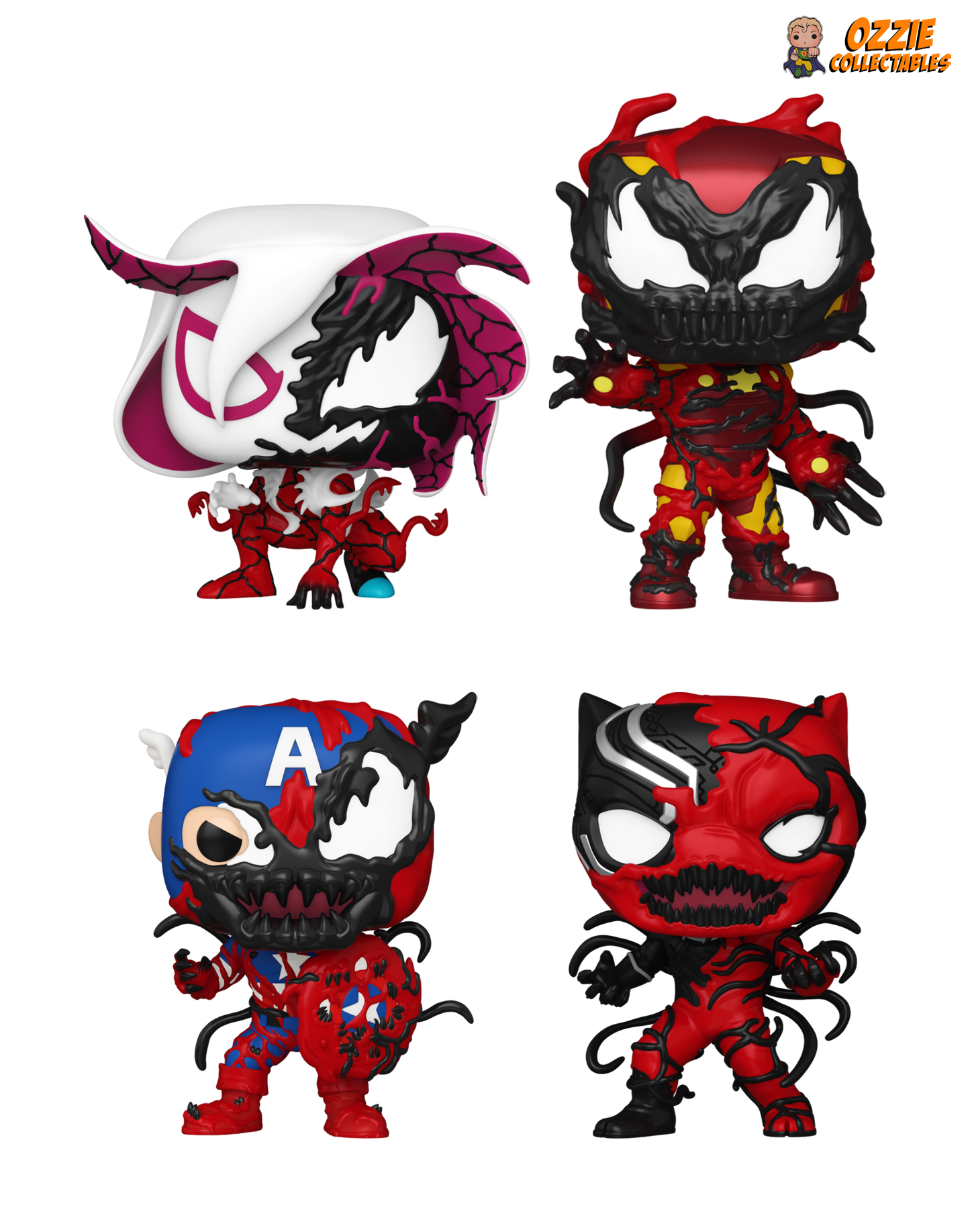 Marvel: Carnageized Bundle - 4 POP! Vinyls