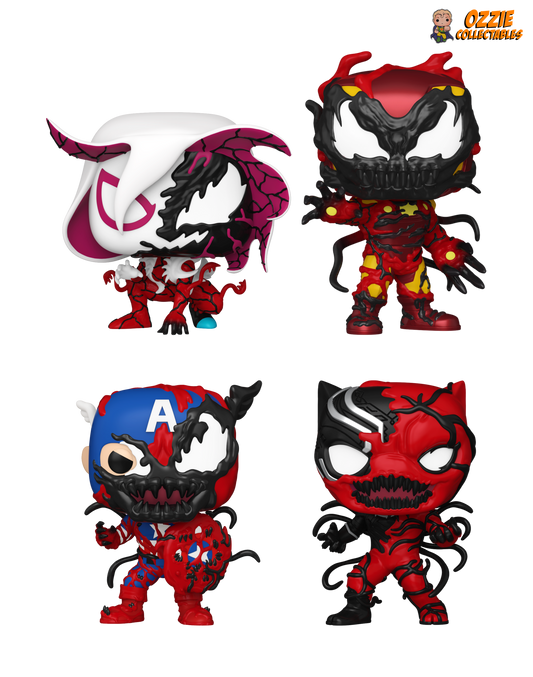 Marvel: Carnageized Bundle - 4 POP! Vinyls