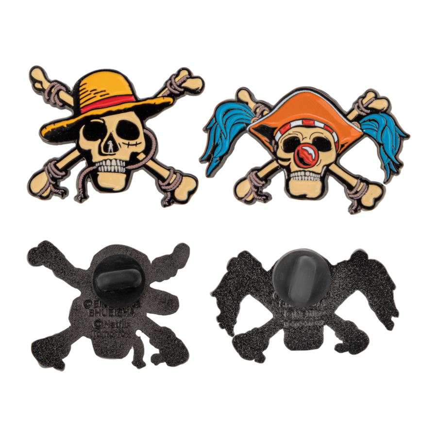 One Piece (2023) - Luffy & Buggy Set of 2 Pins