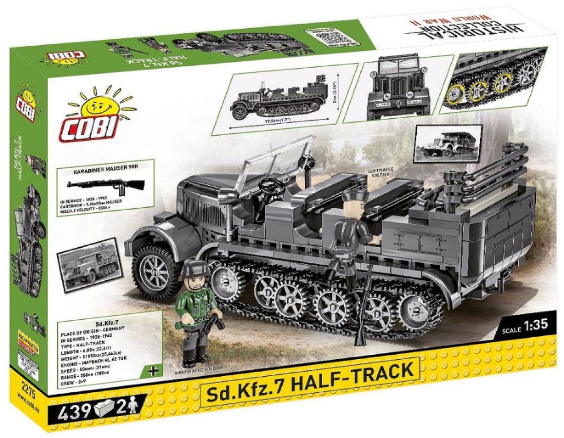 World War 2 - Sd.Kfz.7 Half-Track (439 Piece Kit)