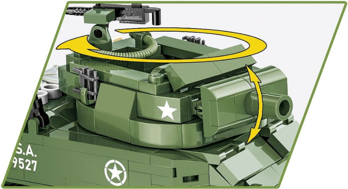 World War 2 - Howitzer Motor Carriage M8 Scott (519 Piece Kit)