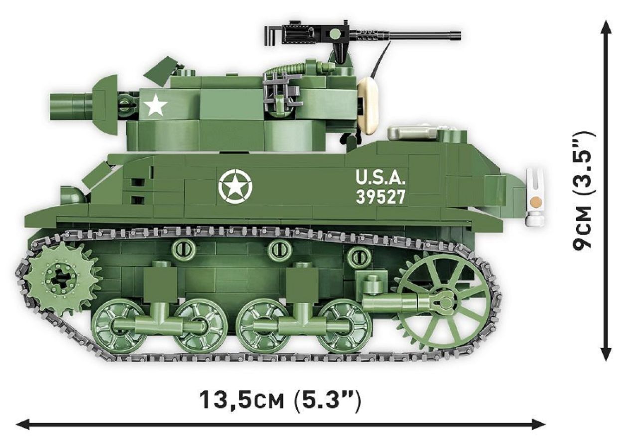 World War 2 - Howitzer Motor Carriage M8 Scott (519 Piece Kit)