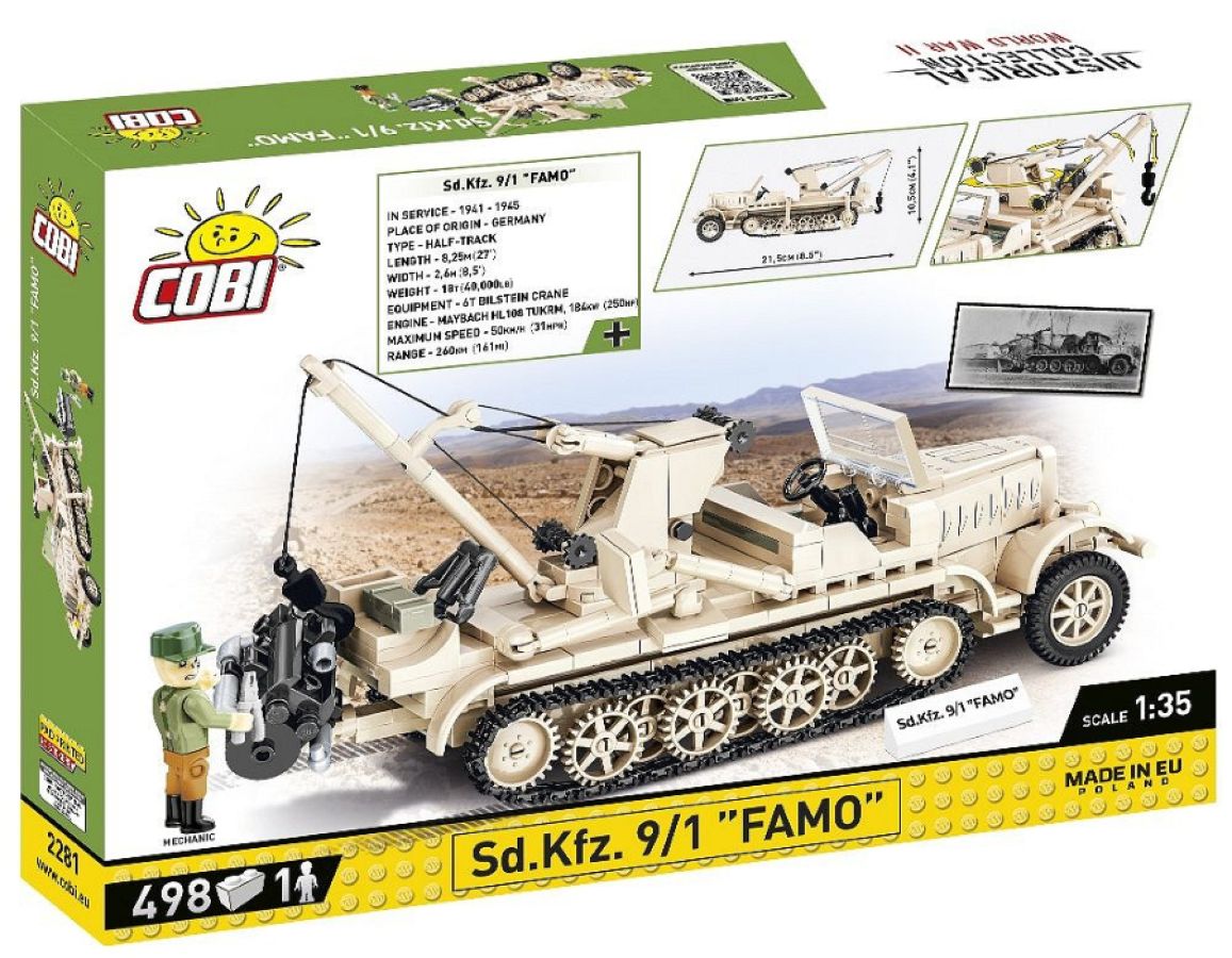 World War 2 - Sd.Kfz. 9/1 "Famo" Half-Track (502 Piece Kit)