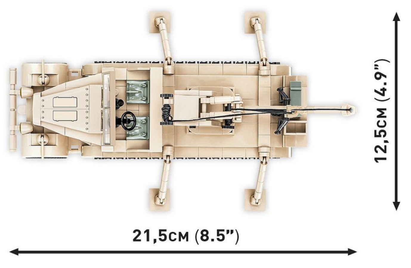 World War 2 - Sd.Kfz. 9/1 "Famo" Half-Track (502 Piece Kit)