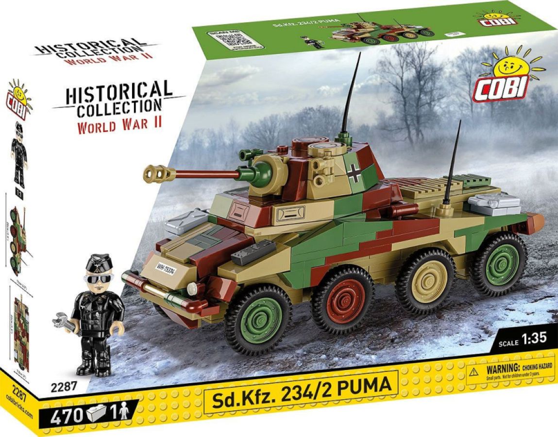 World War 2 - Sd.Kfz. 234/2 Puma (470 Piece Kit)