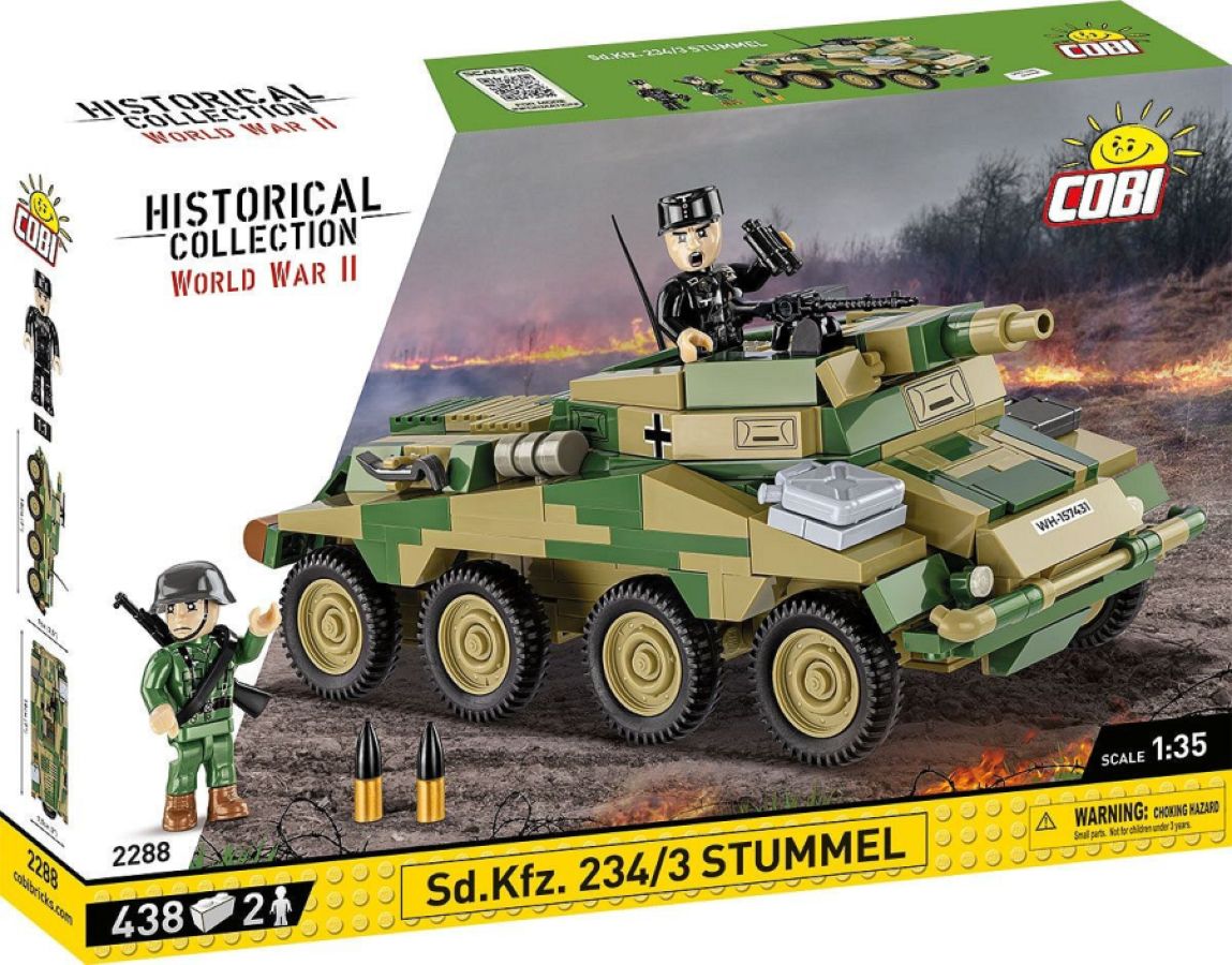 World War 2 - Sd.Kfz. 234/3 Stummel (438 Piece Kit)