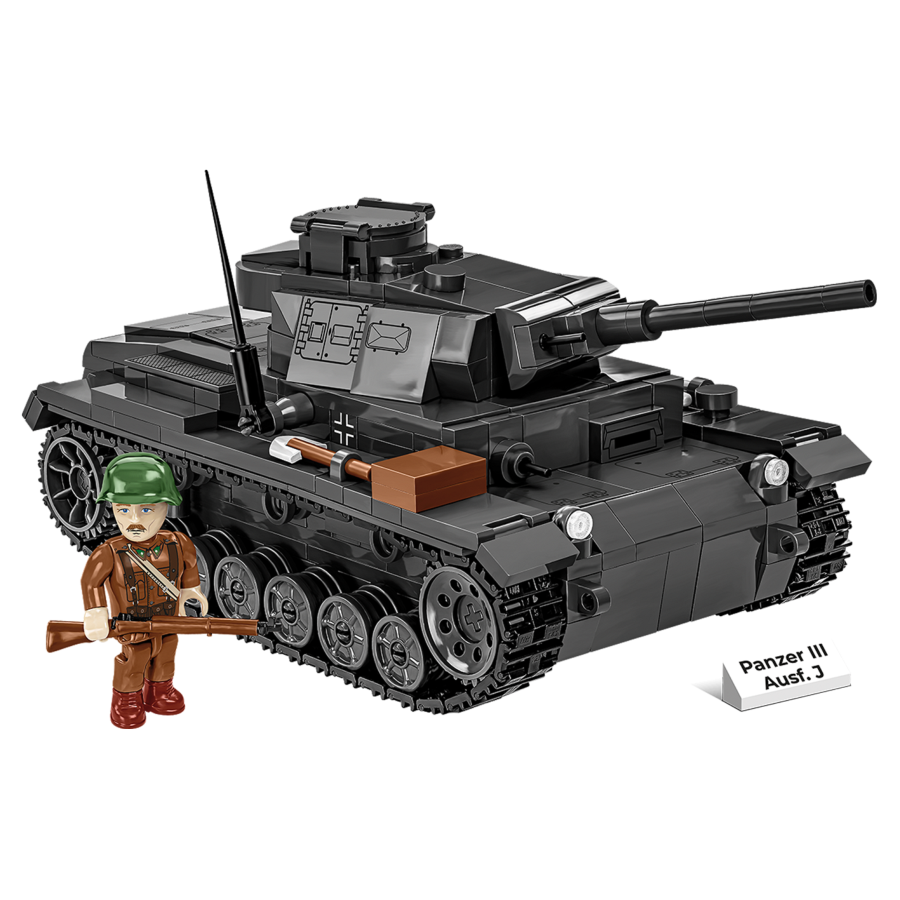 World War 2 - Panzer III Ausf.J (590 Piece Kit)