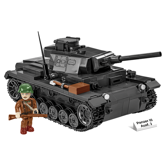 World War 2 - Panzer III Ausf.J (590 Piece Kit)