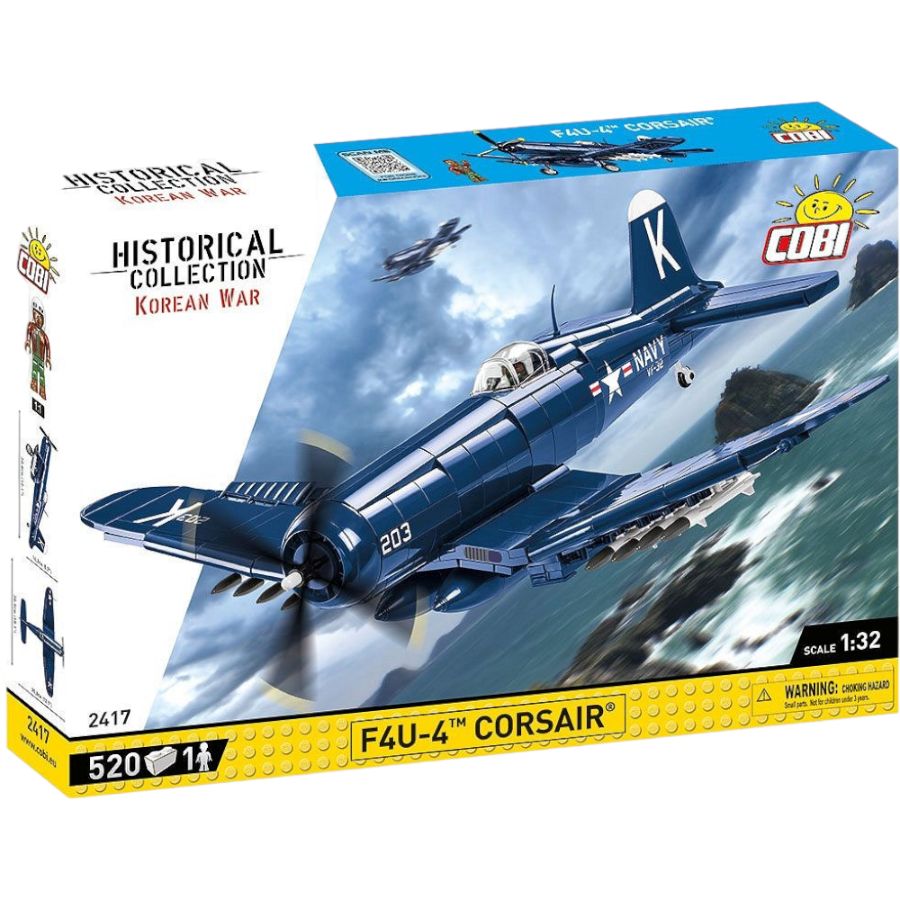 Korean War - Vought F4U-4 Corsair (520 Piece Kit)