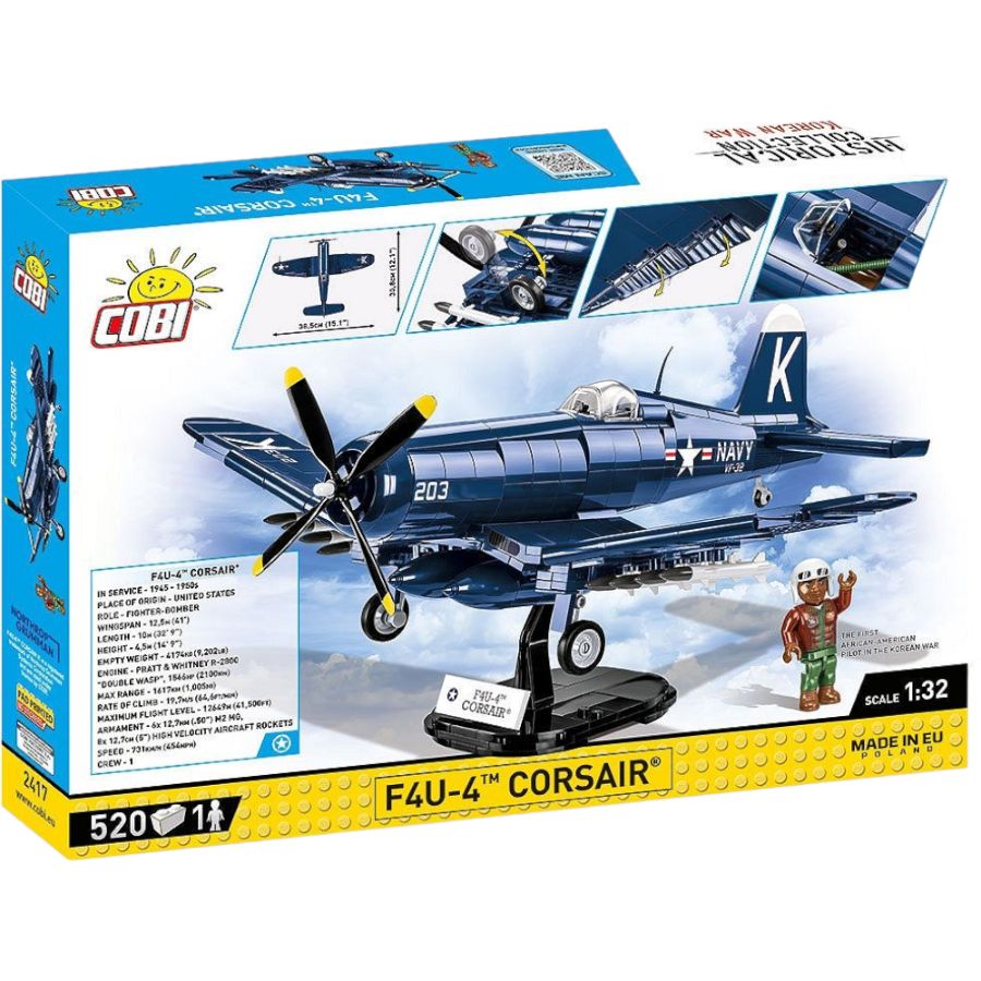 Korean War - Vought F4U-4 Corsair (520 Piece Kit)