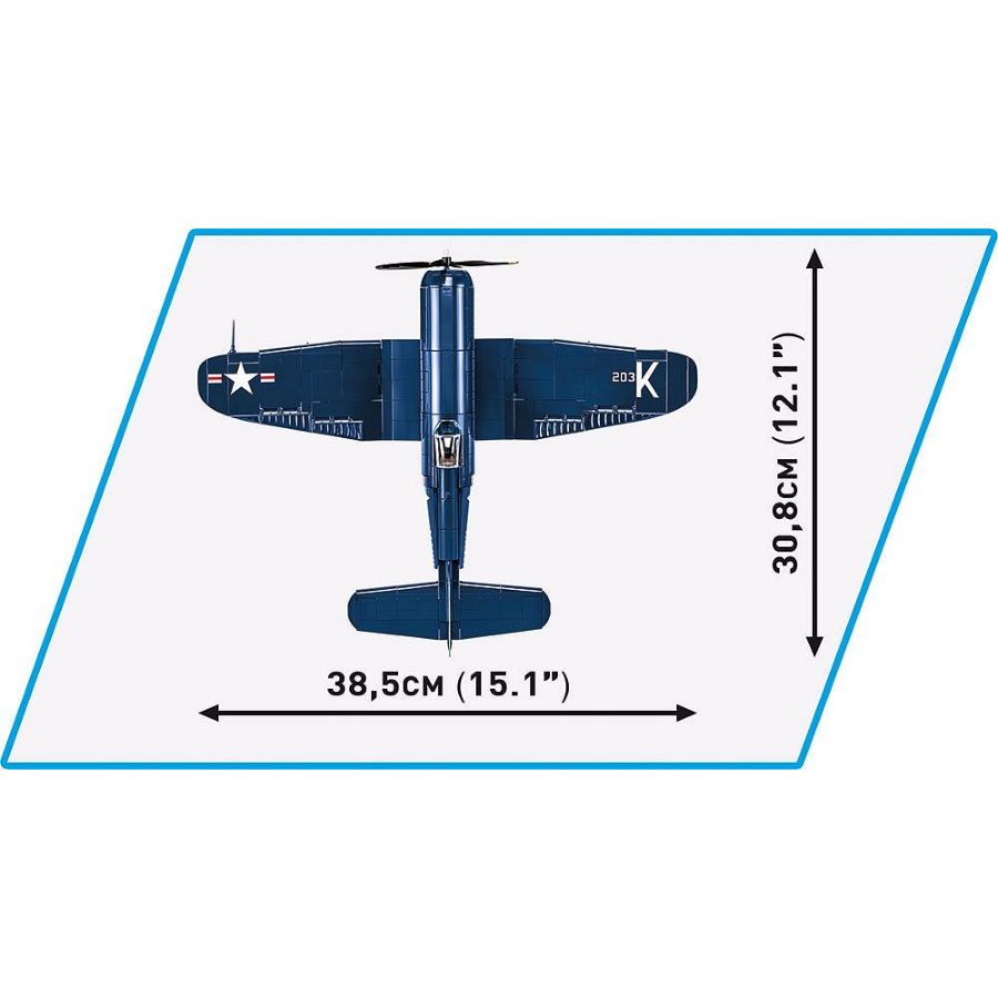 Korean War - Vought F4U-4 Corsair (520 Piece Kit)