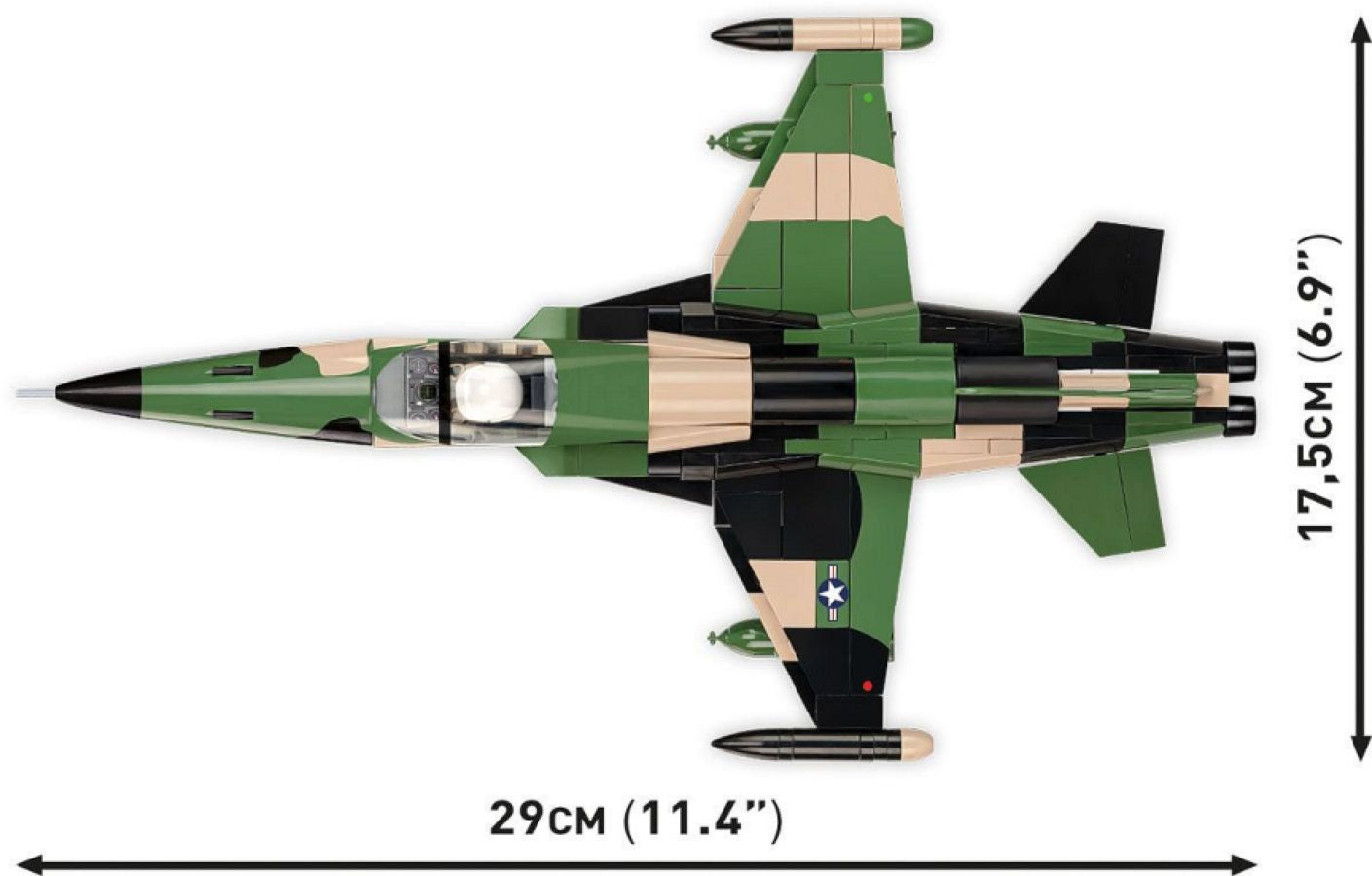 Vietnam War - Northrop F-5A Freedom Fighter (352 Piece Kit)