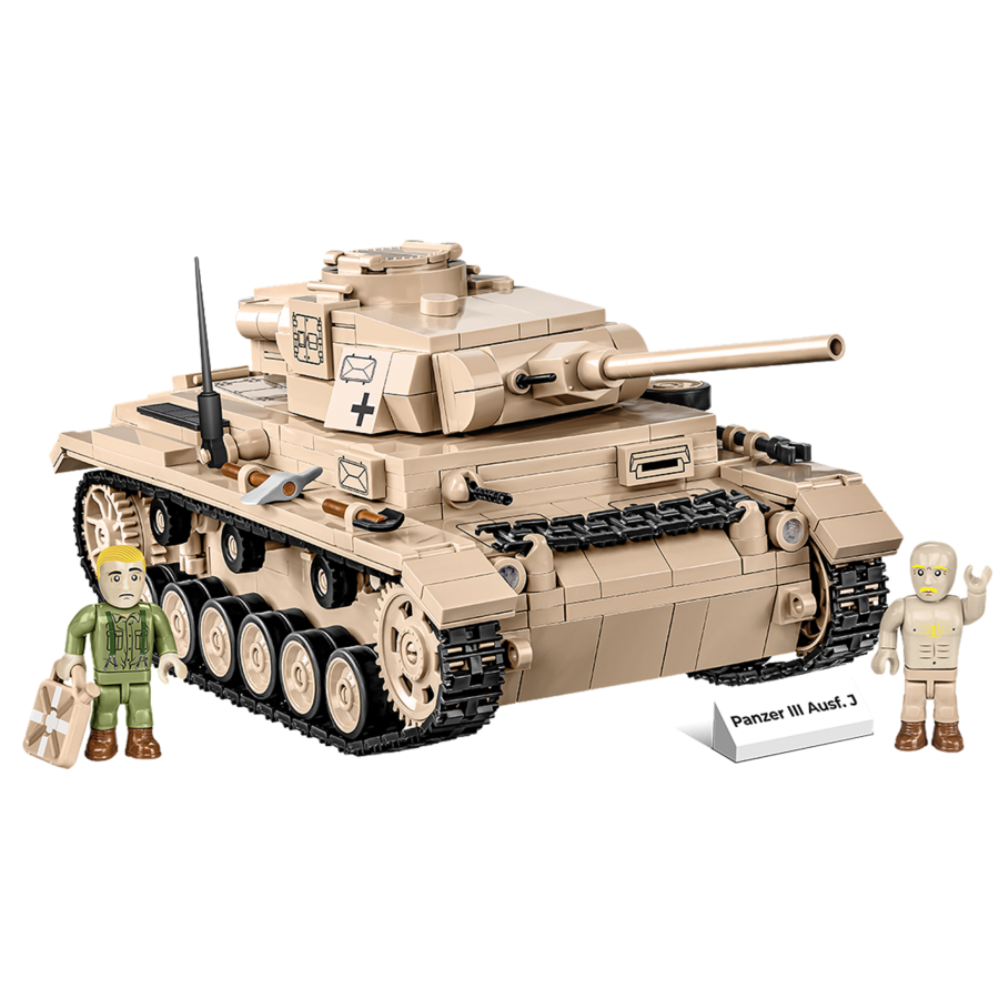 World War 2 - Panzer III Ausf.J & Field Workshop (780 Piece Kit)