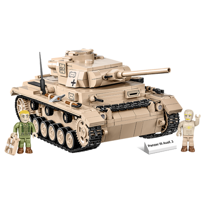 World War 2 - Panzer III Ausf.J & Field Workshop (780 Piece Kit)