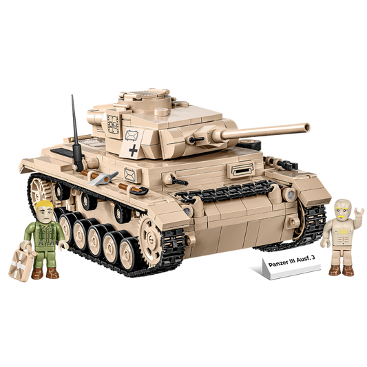 World War 2 - Panzer III Ausf.J & Field Workshop (780 Piece Kit)