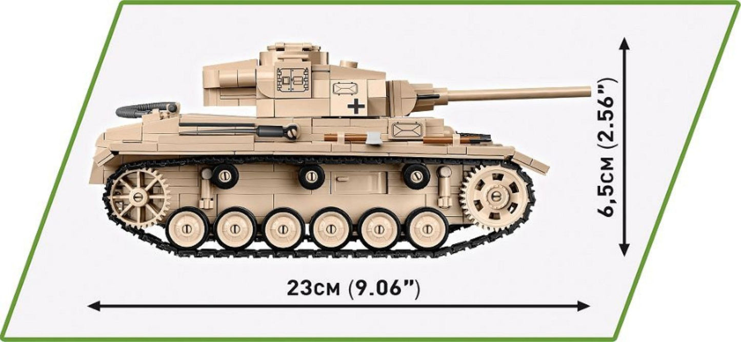 World War 2 - Panzer III Ausf.J & Field Workshop (780 Piece Kit)