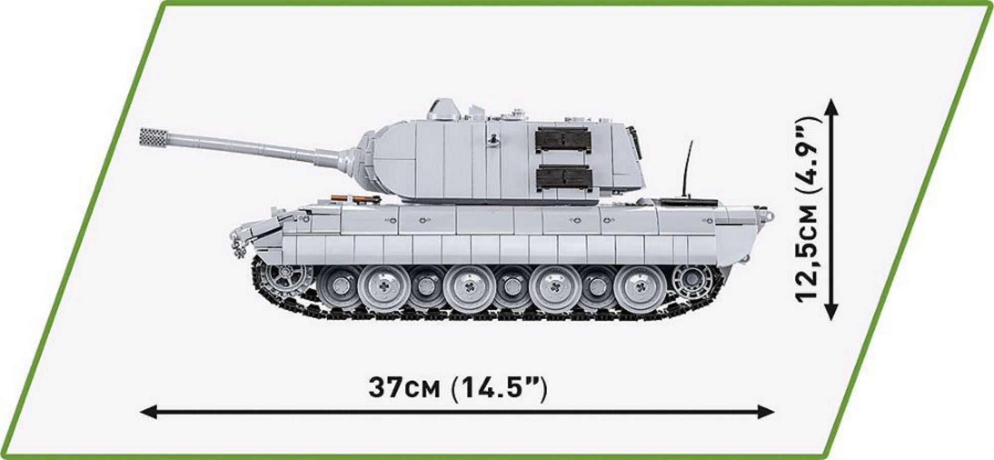 World War 2 - Panzerkampfwagen E-100 (1510 Piece Kit)